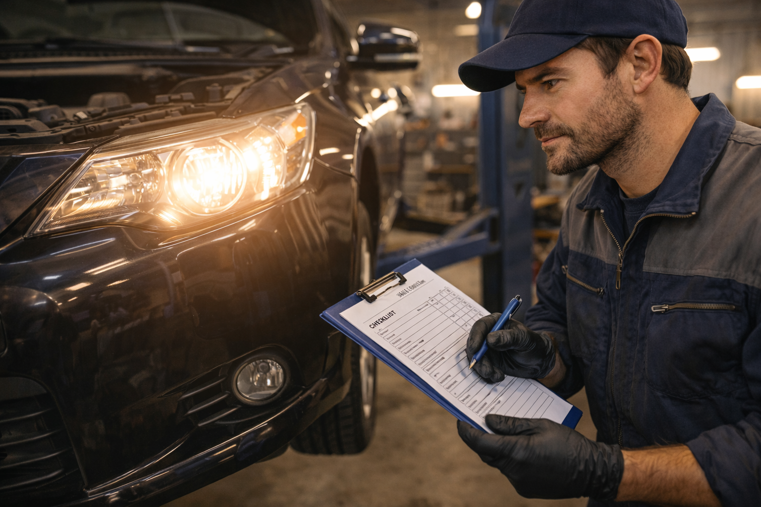 Préparation au contrôle technique à Evere — SD Motors