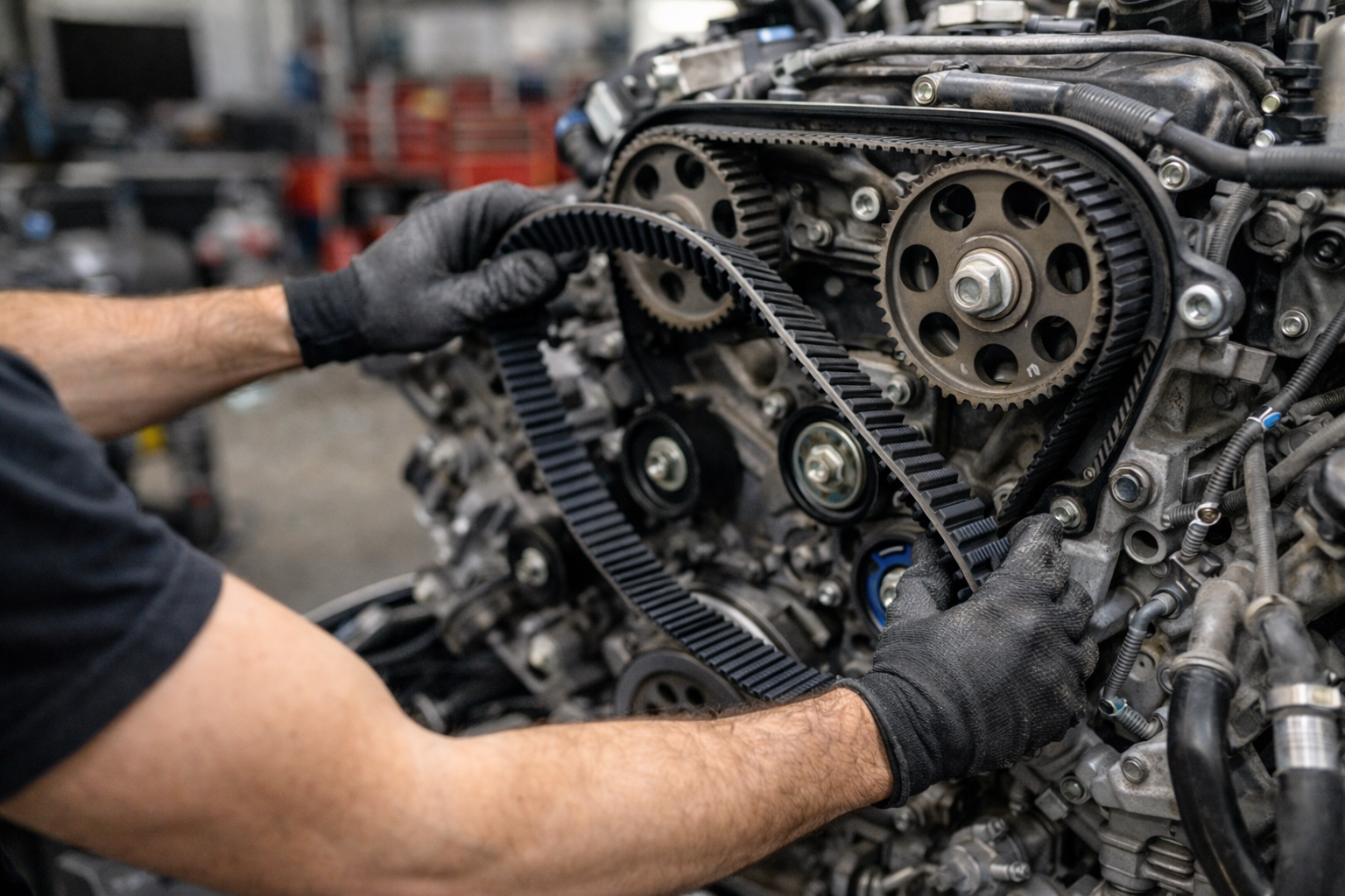 Remplacement de courroie de distribution à Evere — SD Motors