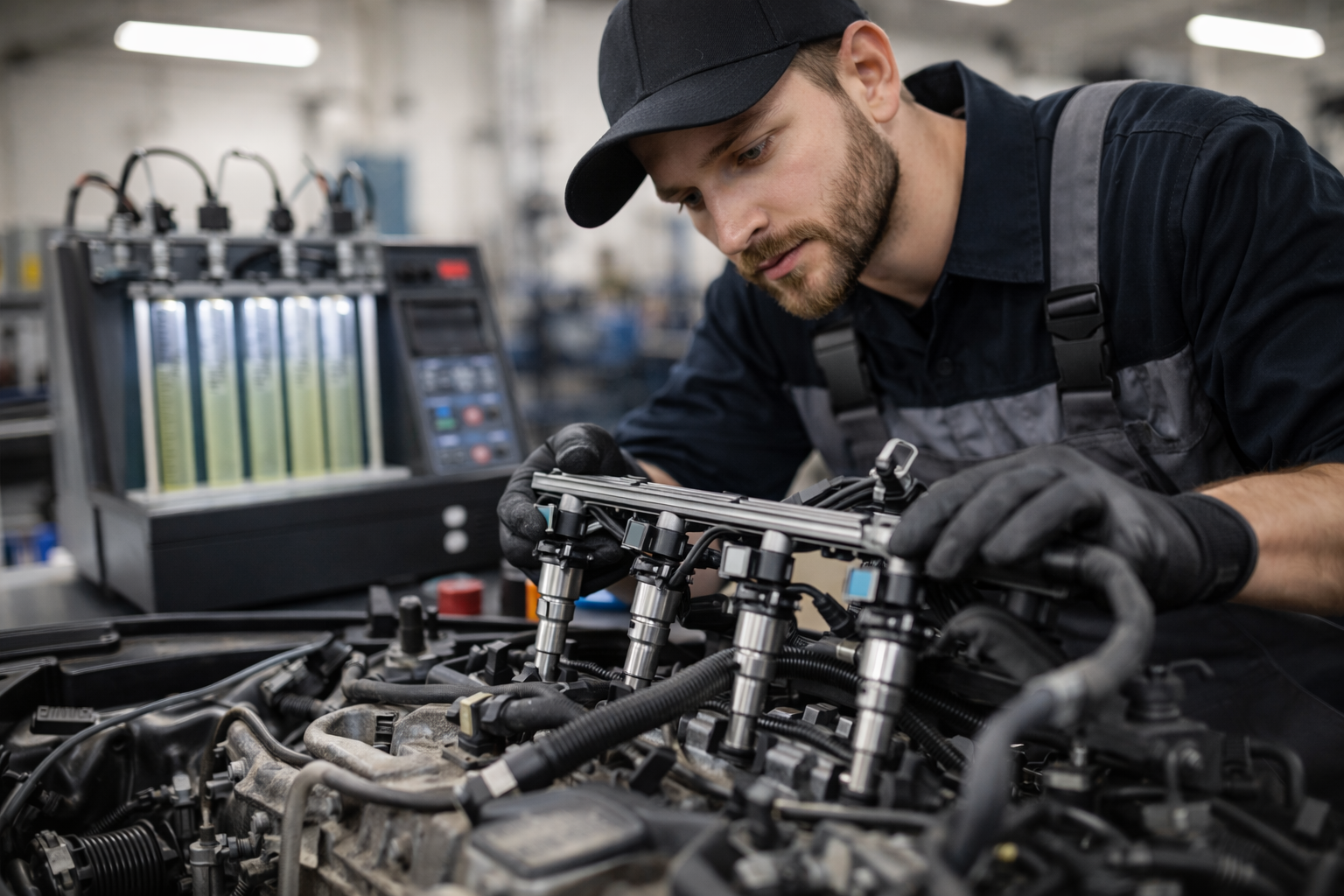 Remplacement d'injecteurs à Evere — SD Motors