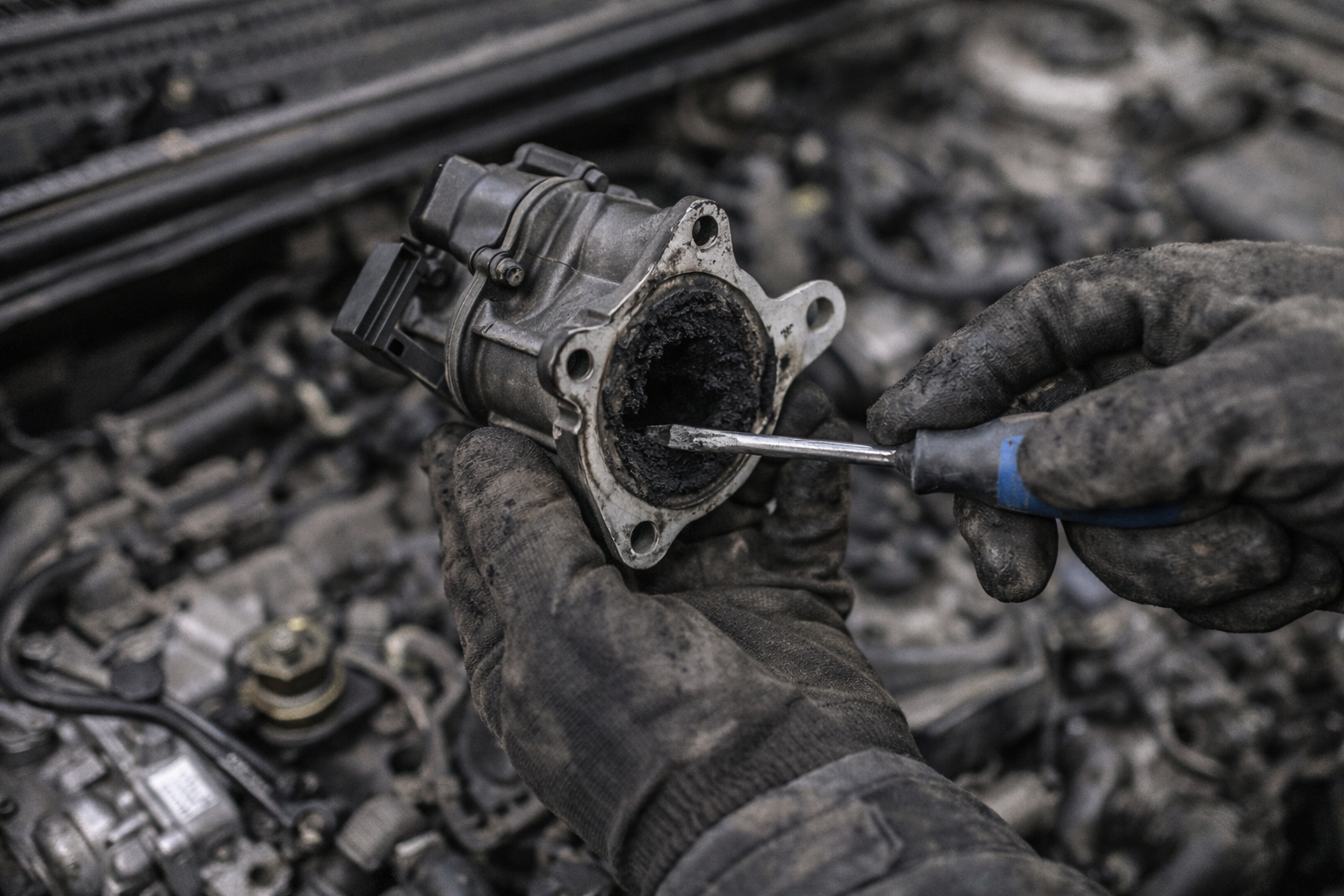 Vanne EGR à Evere — nettoyage et remplacement — SD Motors